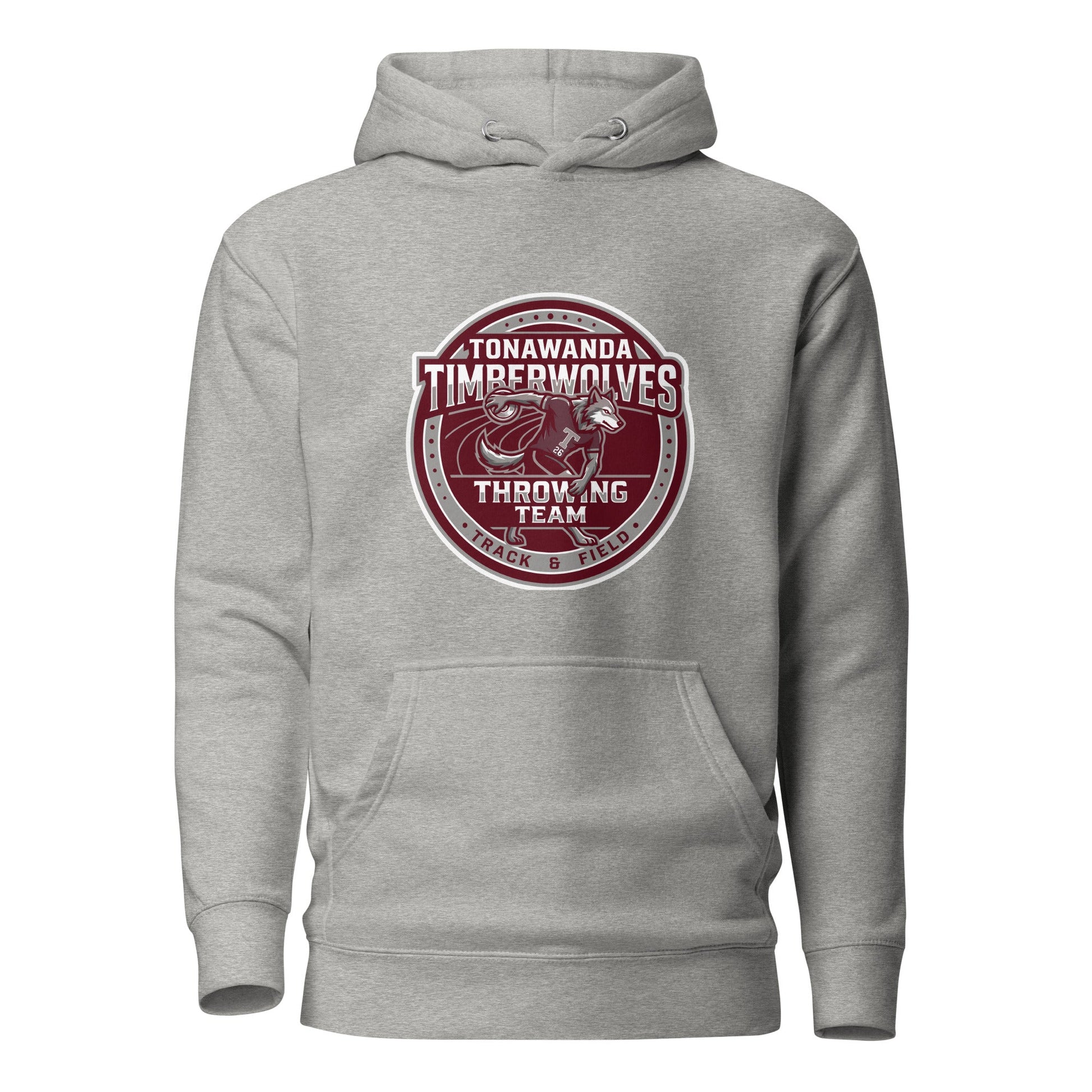 Performance | Hoodie | Tonawanda High School Track and Field | Throwing Team Logo