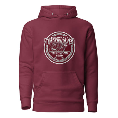 Performance | Hoodie | Tonawanda High School Track and Field | Throwing Team Logo