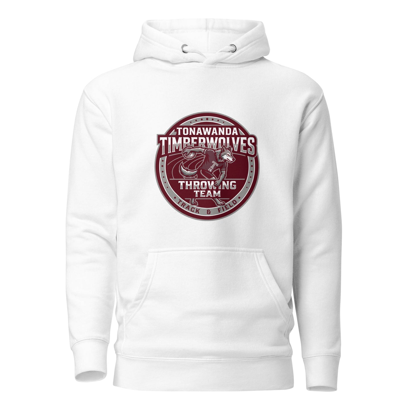 Performance | Hoodie | Tonawanda High School Track and Field | Throwing Team Logo
