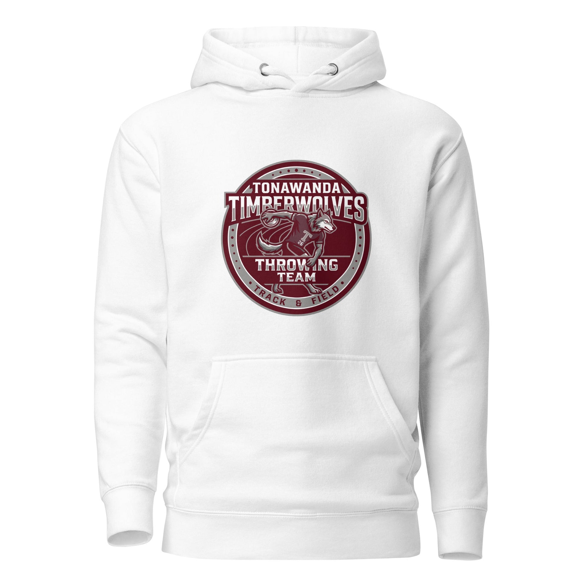 Performance | Hoodie | Tonawanda High School Track and Field | Throwing Team Logo