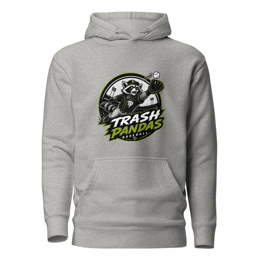 Performance | Hoodie | Trash Pandas Baseball Organization | Emblem Logo