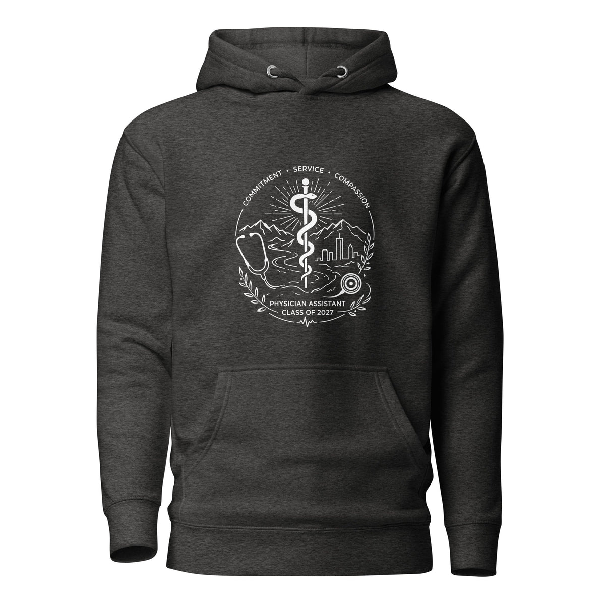 Performance | Hoodie | Trine PA program | Crest Logo