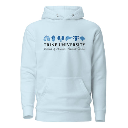 Performance | Hoodie | Trine PA program | Modern Script Logo