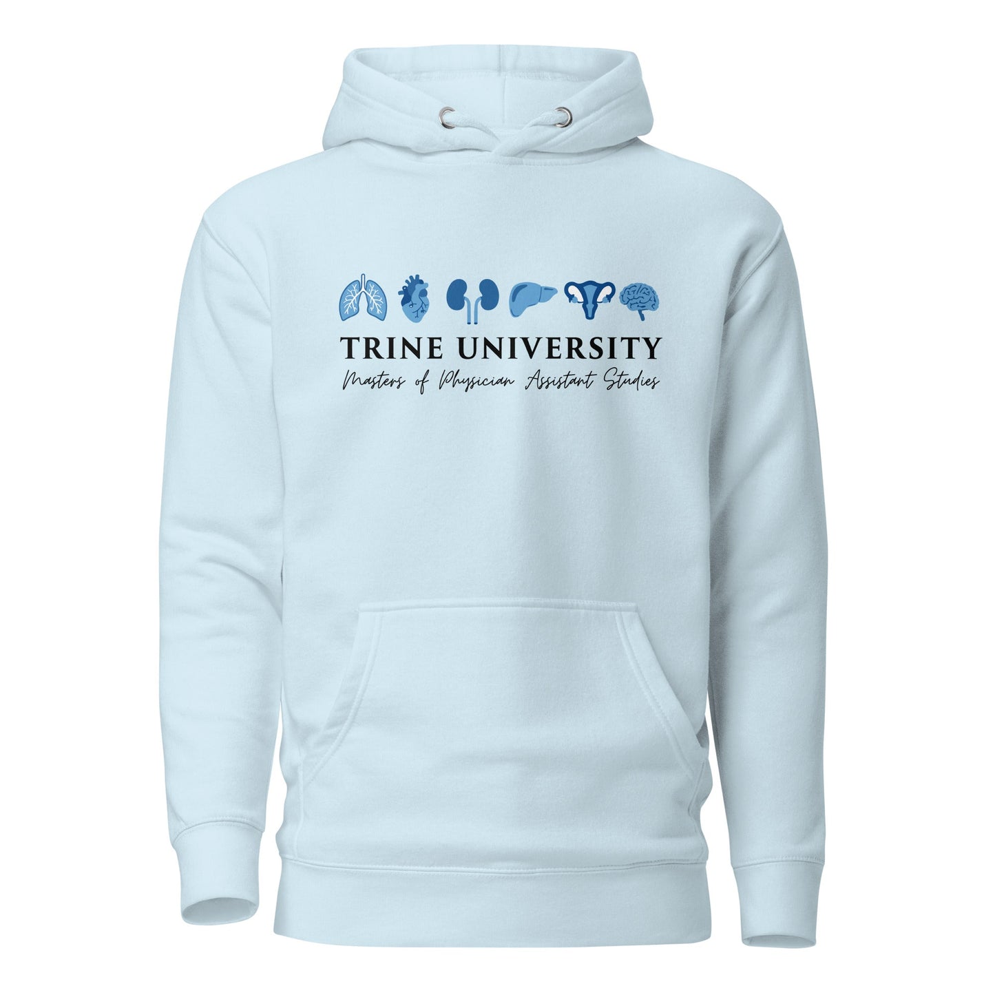 Performance | Hoodie | Trine PA program | Modern Script Logo