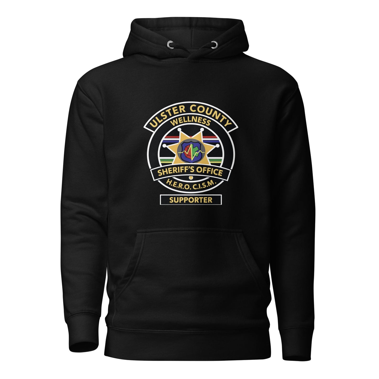 Performance | Hoodie | Ulster County Sheriff's Office Wellness Division | Badge Logo