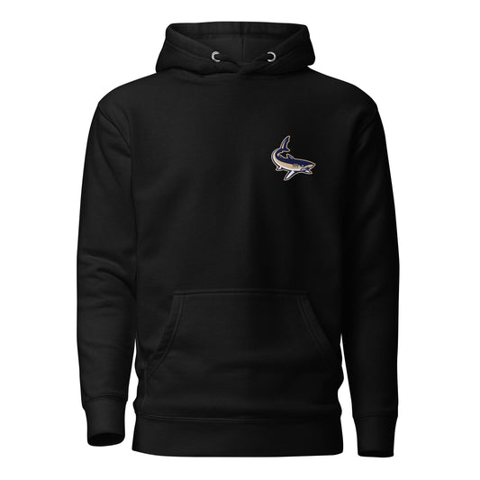 Performance | Hoodie | University South Carolina Beaufort Track & Field | Shark Logo