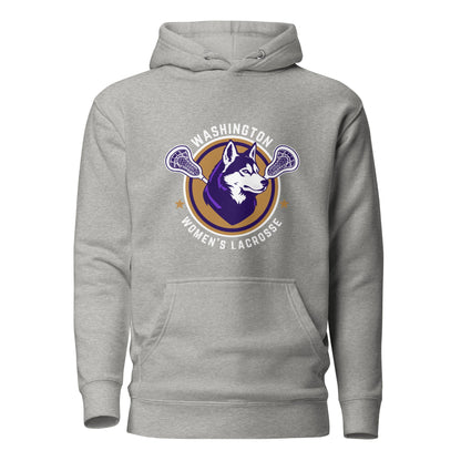 Performance | Hoodie | UW Women's Club Lacrosse | Badge Logo