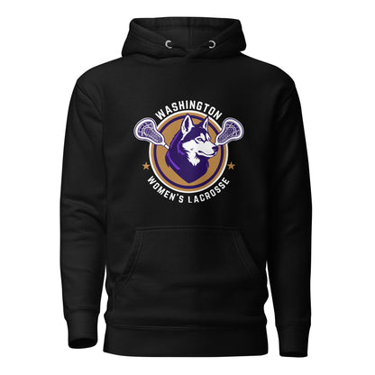 Performance | Hoodie | UW Women's Club Lacrosse | Badge Logo