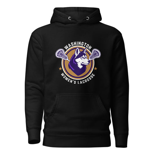 Performance | Hoodie | UW Women's Club Lacrosse | Badge Logo