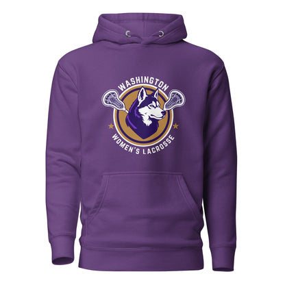 Performance | Hoodie | UW Women's Club Lacrosse | Badge Logo