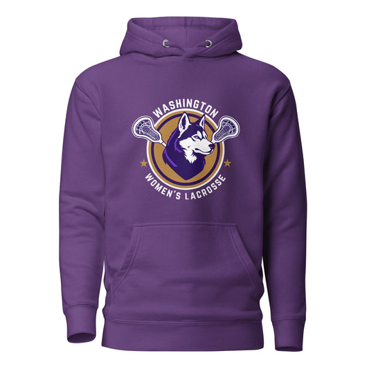 Performance | Hoodie | UW Women's Club Lacrosse | Badge Logo