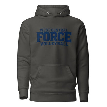 Performance | Hoodie | West Central Force Volleyball | Blue Logo