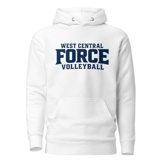 Performance | Hoodie | West Central Force Volleyball | Blue Logo