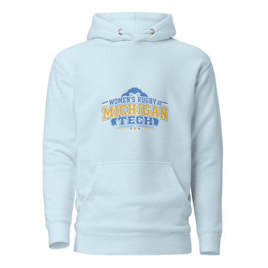 Performance | Hoodie | Women’s Rugby at Michigan Tech | Varsity Crest Logo
