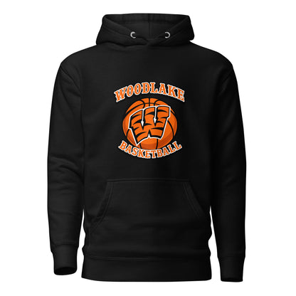 Performance | Hoodie | Woodlake Boys Basketball | Athletics Logo
