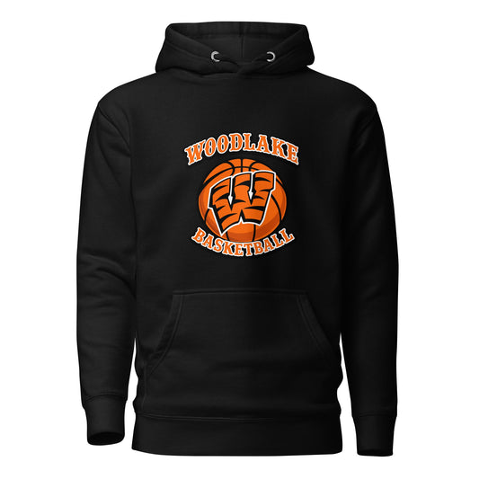 Performance | Hoodie | Woodlake Boys Basketball | Athletics Logo