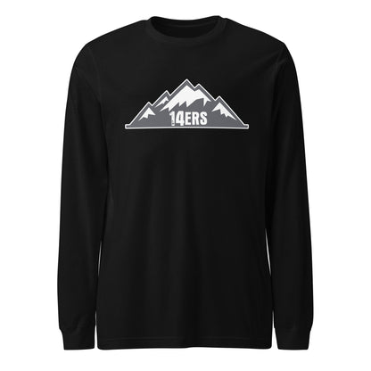 Performance | Long Sleeve Tee | 14ers Baseball | Grey Logo