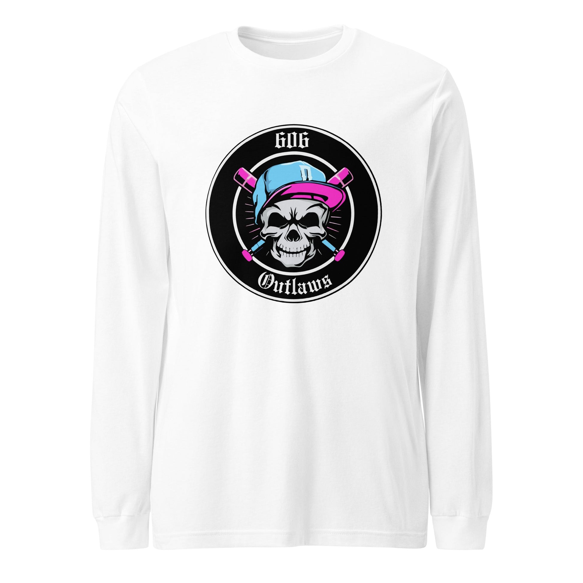 Performance | Long Sleeve Tee | 606 Outlaws Baseball | Badge Logo