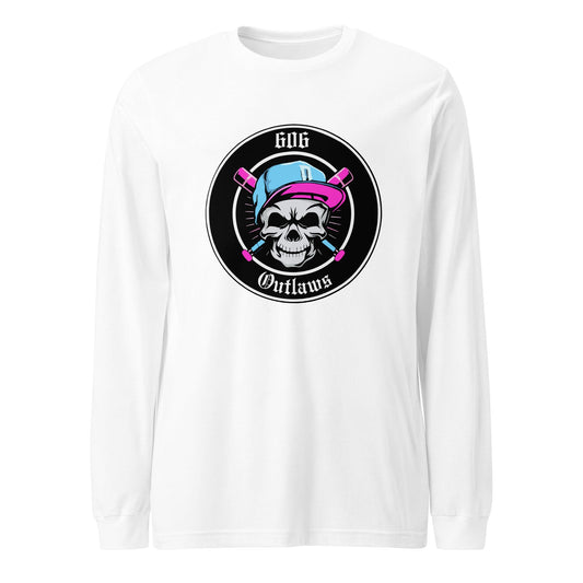 Performance | Long Sleeve Tee | 606 Outlaws Baseball | Badge Logo