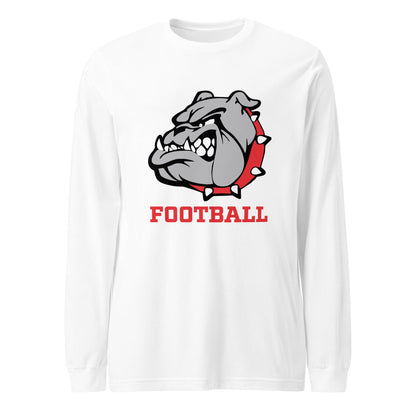 Performance | Long Sleeve Tee | 6th Grade Bulldogs Team | Football Logo