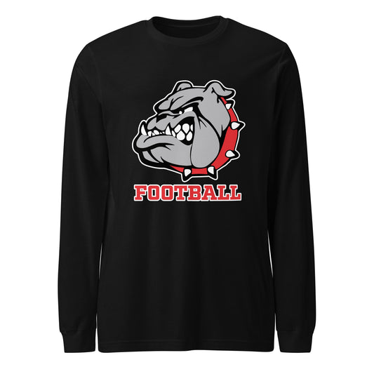 Performance | Long Sleeve Tee | 6th Grade Bulldogs Team | Football Logo