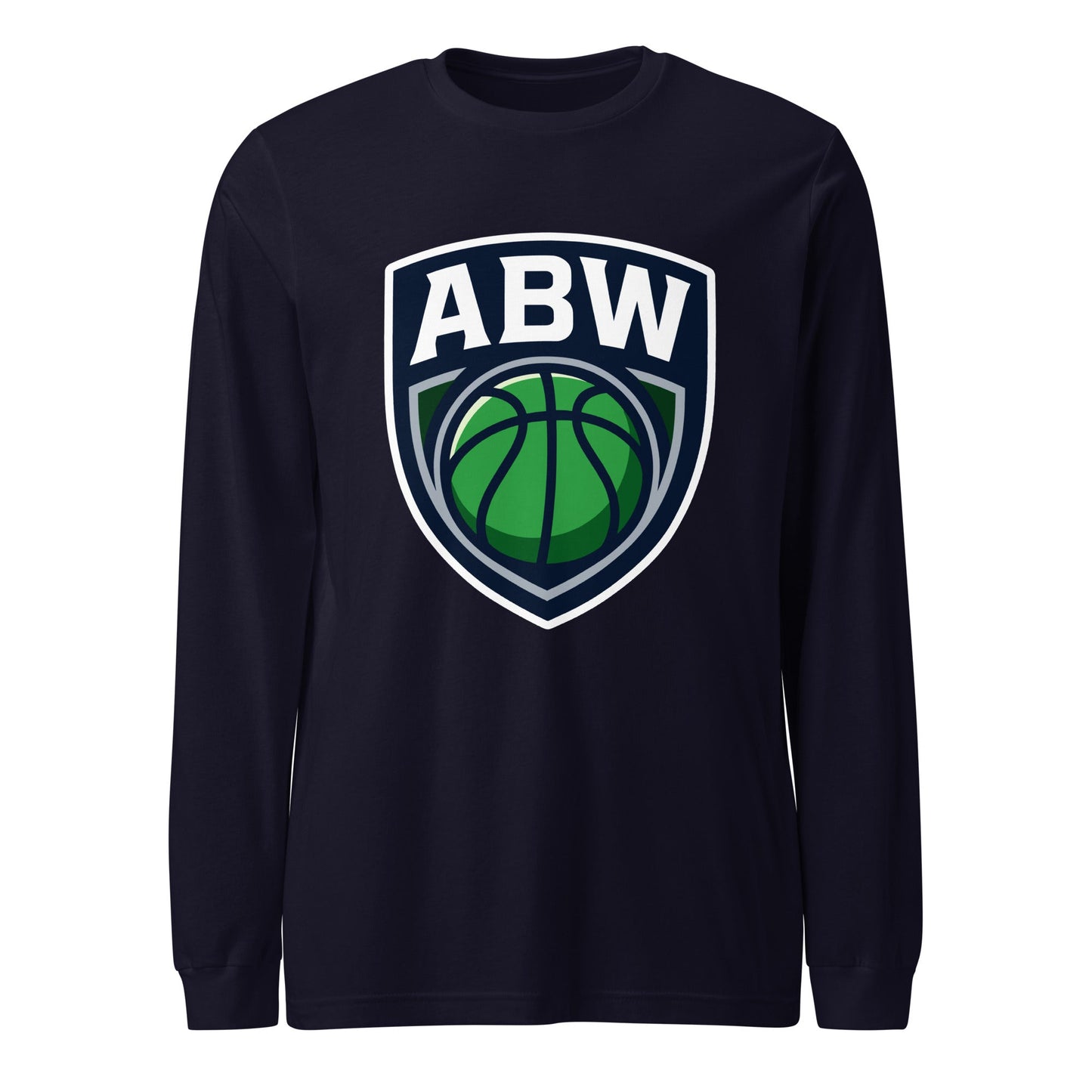 Performance | Long Sleeve Tee | A Better Way Basketball Program | Shield Logo