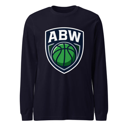 Performance | Long Sleeve Tee | A Better Way Basketball Program | Shield Logo