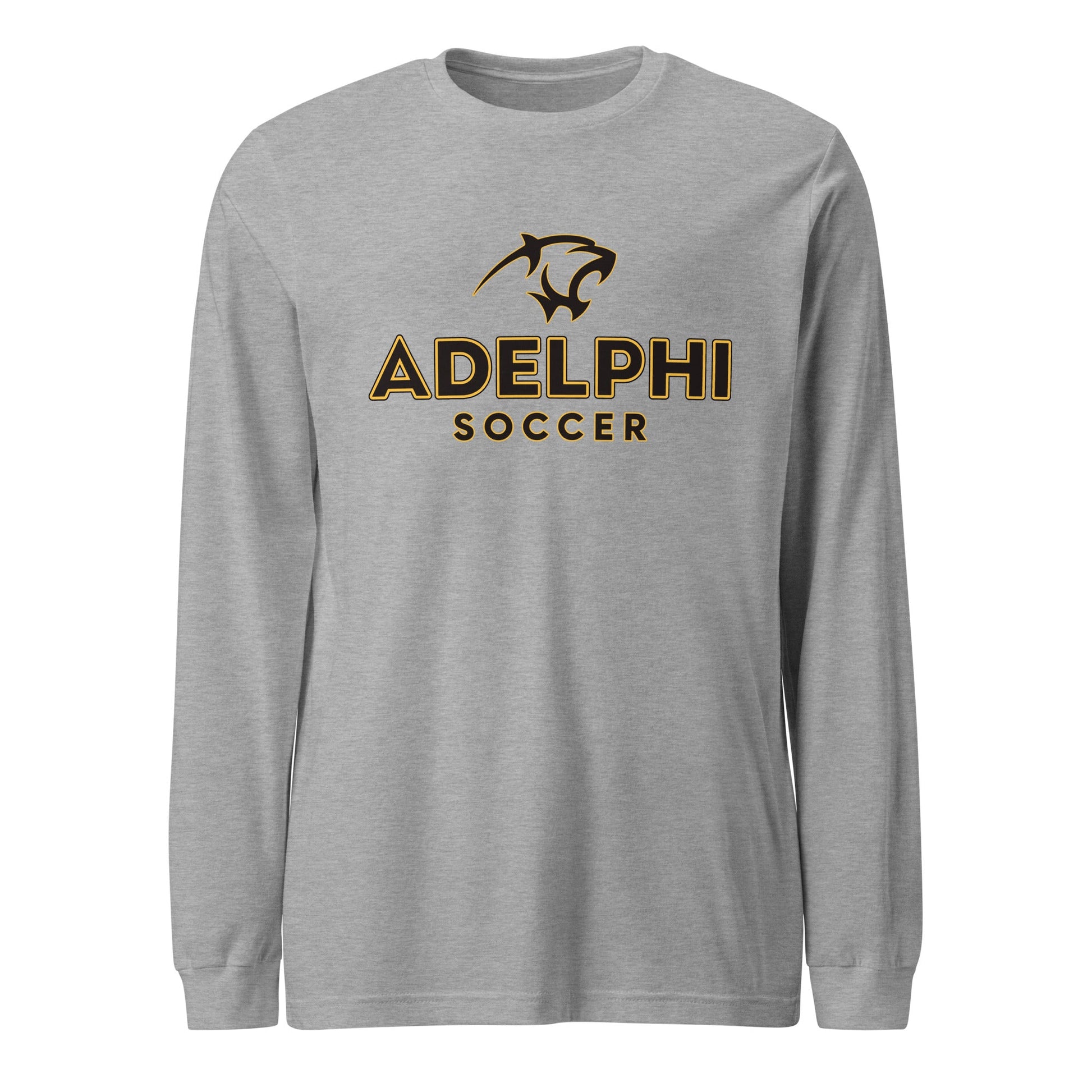 Performance | Long Sleeve Tee | Adelphi Womens Soccer | Vanguard Mark Logo