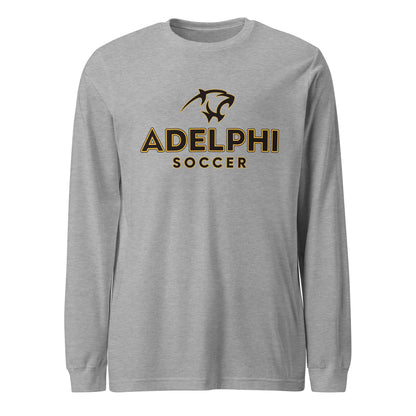 Performance | Long Sleeve Tee | Adelphi Womens Soccer | Vanguard Mark Logo