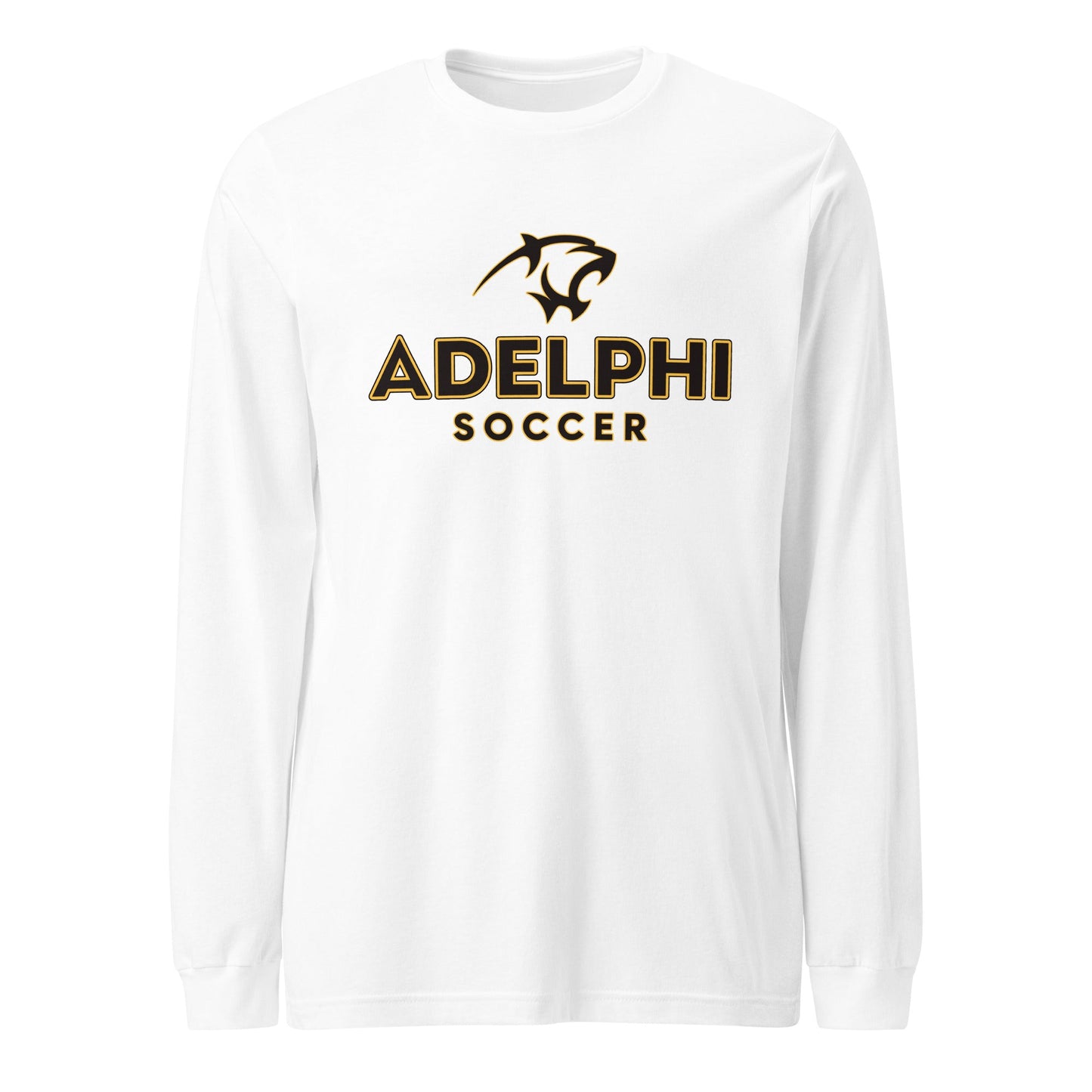 Performance | Long Sleeve Tee | Adelphi Womens Soccer | Vanguard Mark Logo