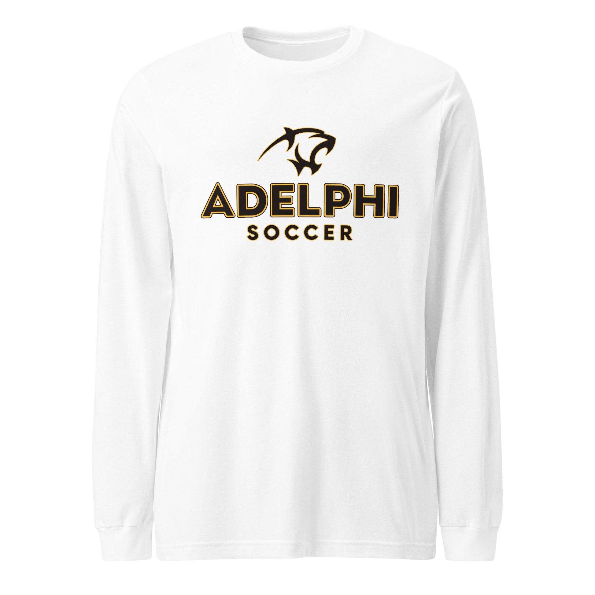 Performance | Long Sleeve Tee | Adelphi Womens Soccer | Vanguard Mark Logo