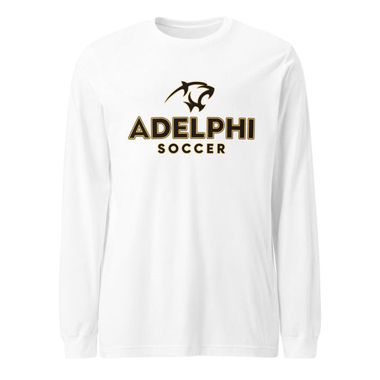 Performance | Long Sleeve Tee | Adelphi Womens Soccer | Vanguard Mark Logo