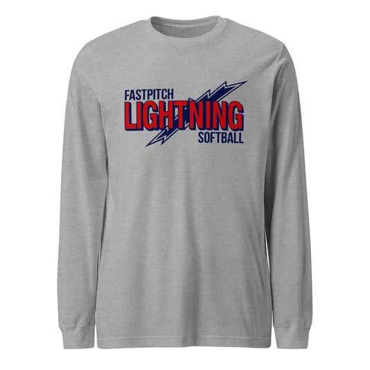 Performance | Long Sleeve Tee | Amherst Lightning Softball | Lightning Logo