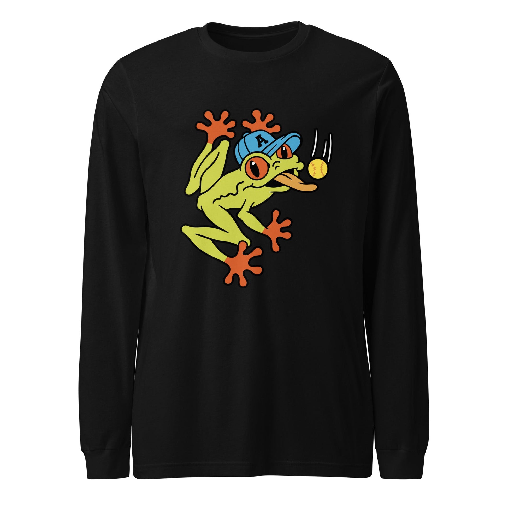 Performance | Long Sleeve Tee | Aquasox Softball | Mascot Logo
