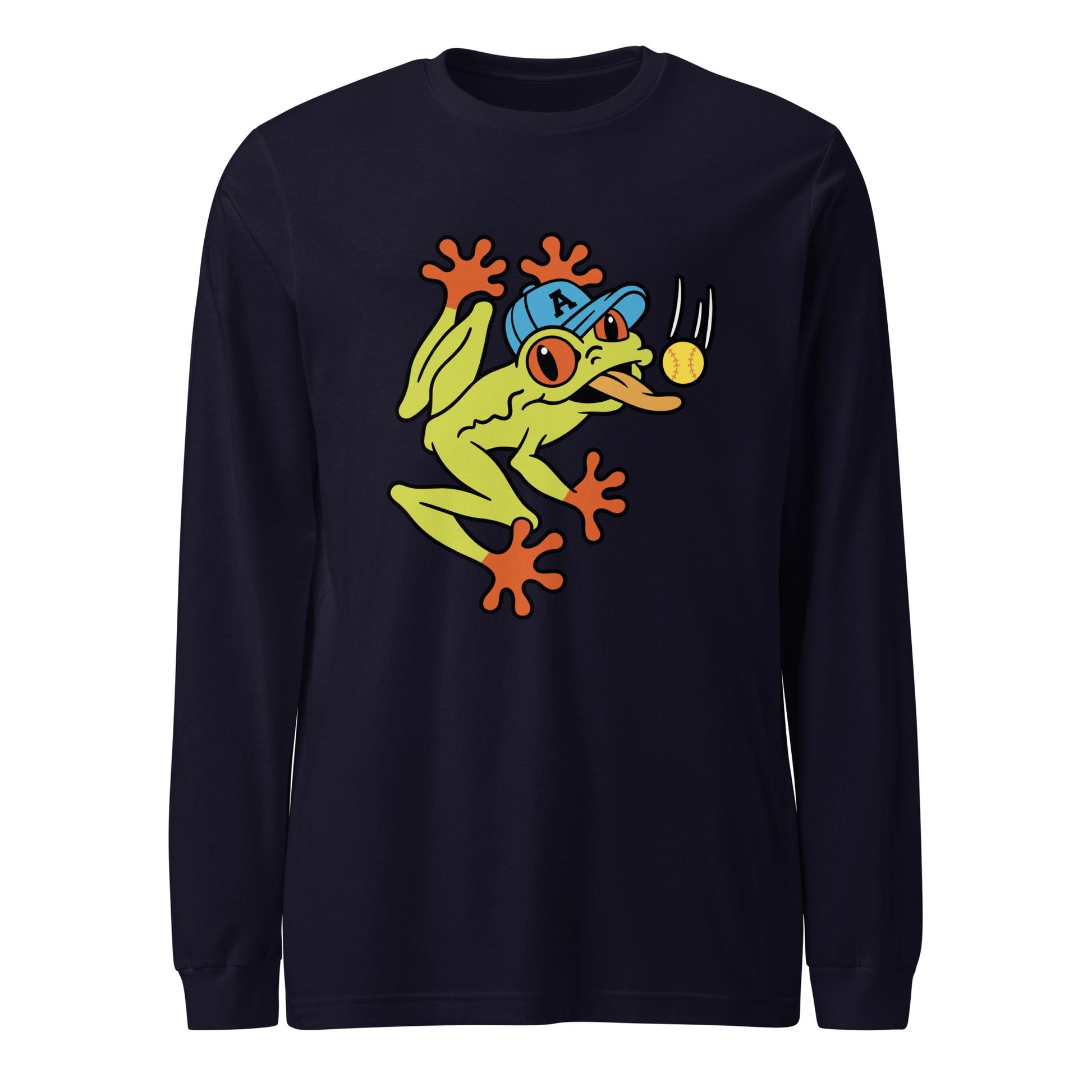 Performance | Long Sleeve Tee | Aquasox Softball | Mascot Logo