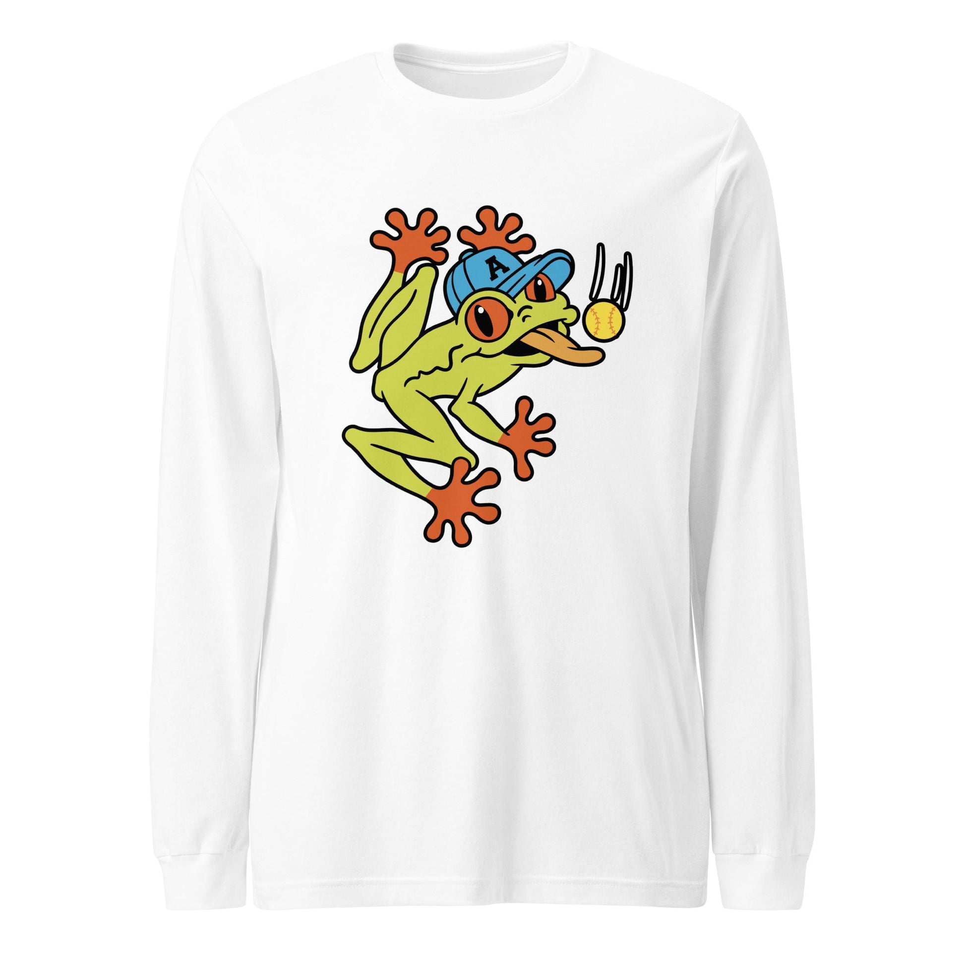 Performance | Long Sleeve Tee | Aquasox Softball | Mascot Logo