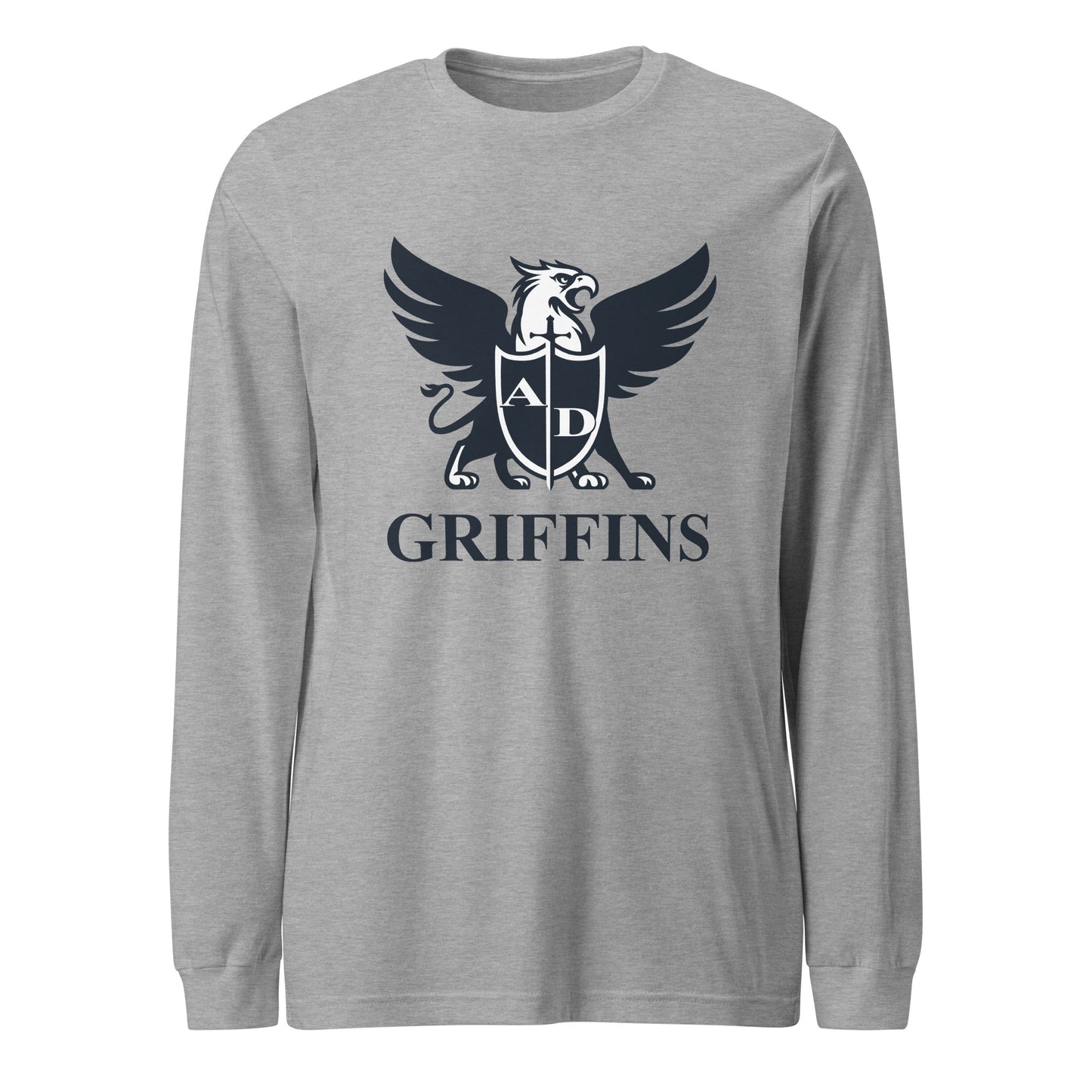 Performance | Long Sleeve Tee | Arma Dei Academy Basketball | Griffin Logo