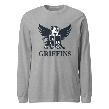 Performance | Long Sleeve Tee | Arma Dei Academy Basketball | Griffin Logo