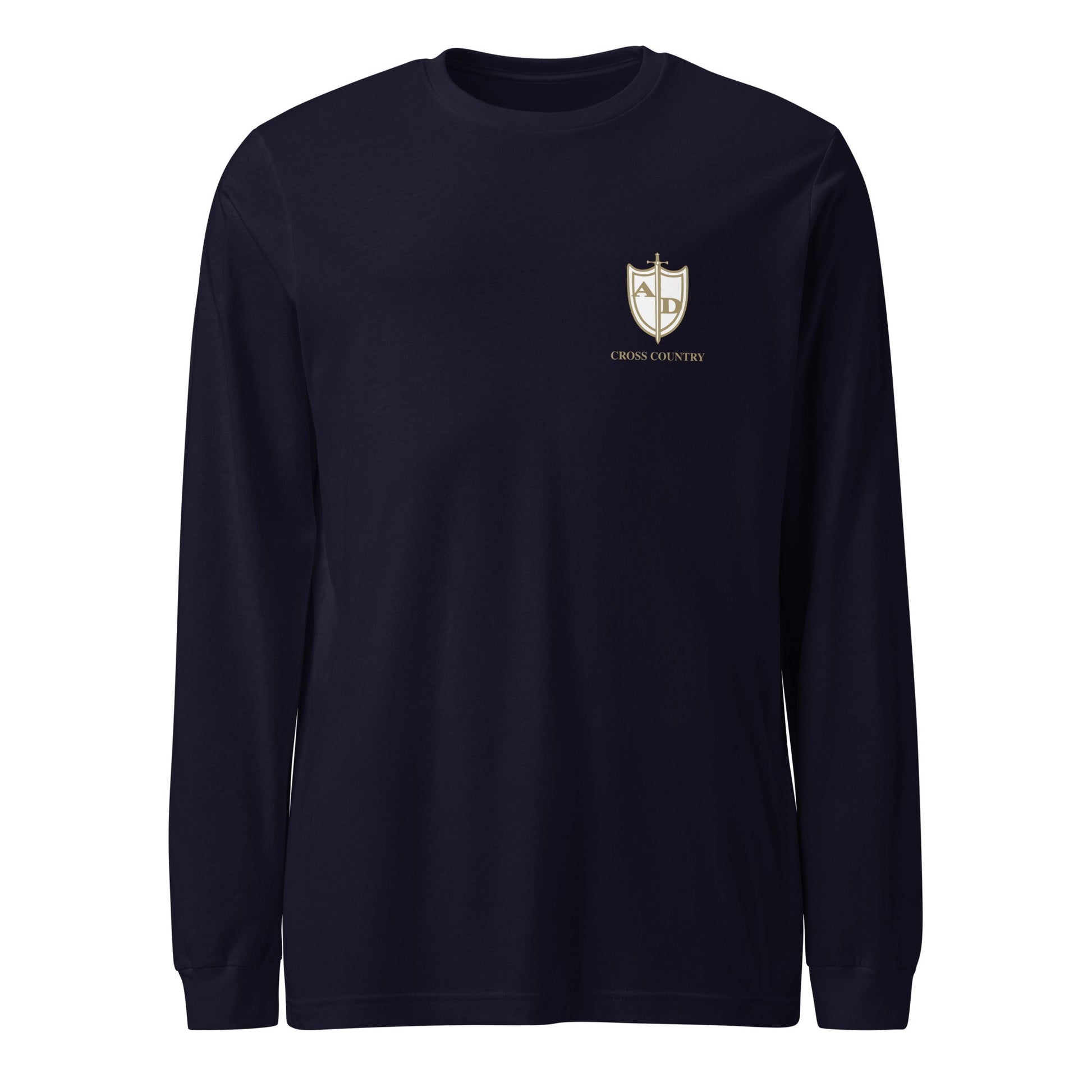 Performance | Long Sleeve Tee | Arma Dei Academy Cross Country | Shield Logo