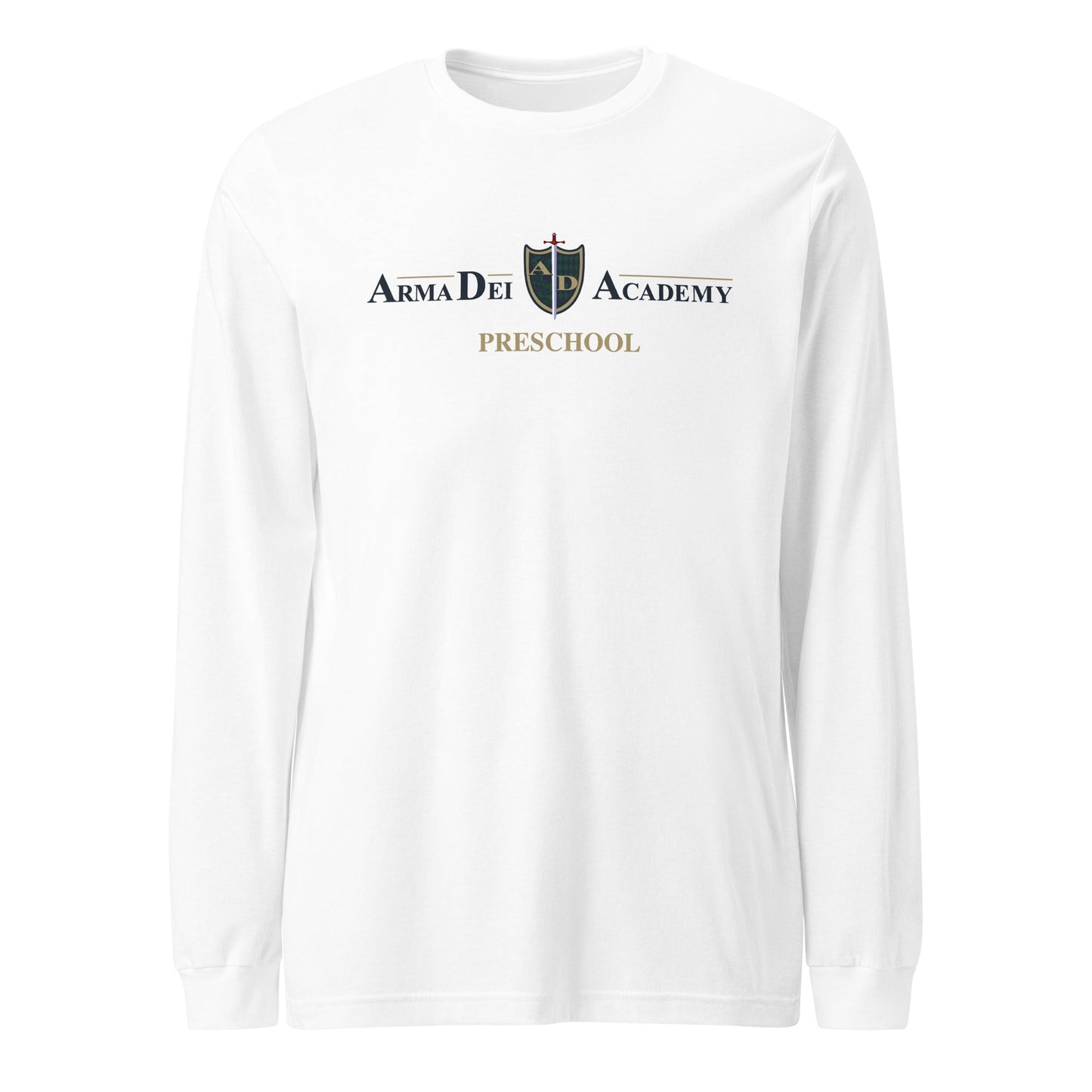 Performance | Long Sleeve Tee | Arma Dei Academy Preschool | Alt Logo