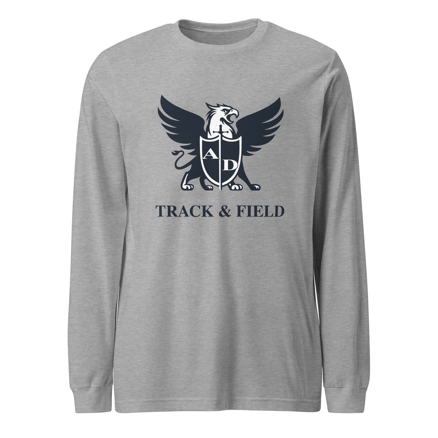 Performance | Long Sleeve Tee | Arma Dei Academy Track and Field | Griffin Logo