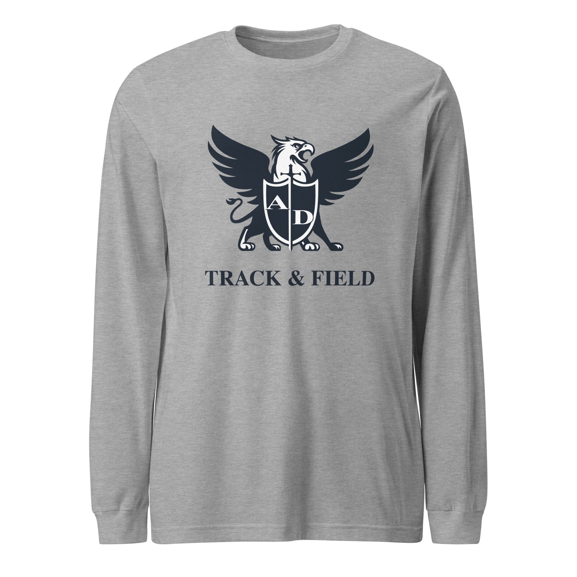 Performance | Long Sleeve Tee | Arma Dei Academy Track and Field | Griffin Logo