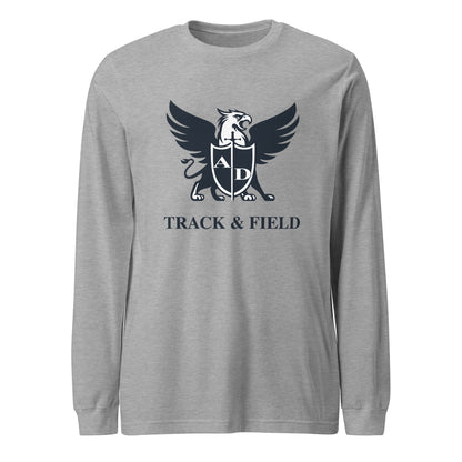 Performance | Long Sleeve Tee | Arma Dei Academy Track and Field | Griffin Logo