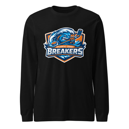 Performance | Long Sleeve Tee | Atlantic Coast Breakers Hockey | Mascot Shield Logo