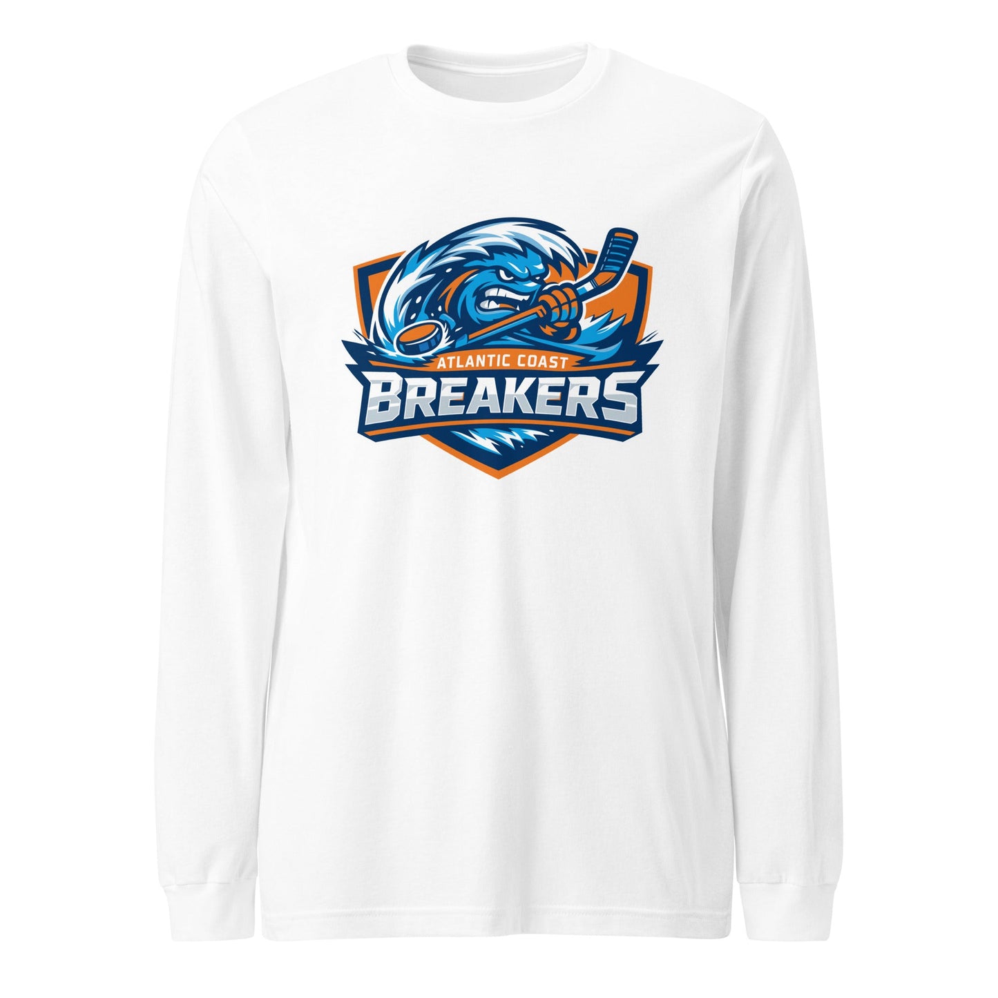 Performance | Long Sleeve Tee | Atlantic Coast Breakers Hockey | Mascot Shield Logo