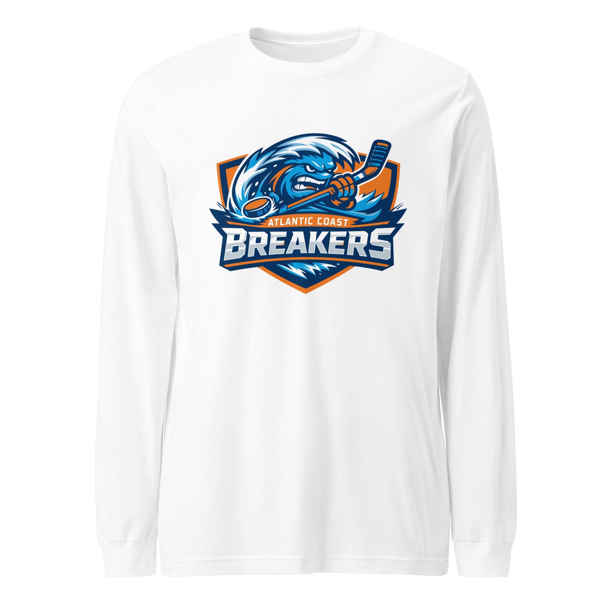 Performance | Long Sleeve Tee | Atlantic Coast Breakers Hockey | Mascot Shield Logo