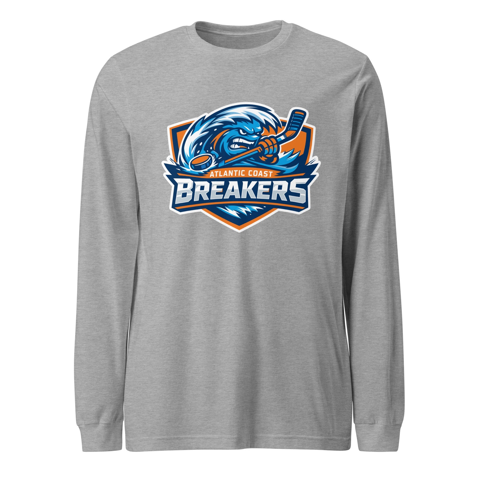Performance | Long Sleeve Tee | Atlantic Coast Breakers Hockey | Mascot Shield Logo