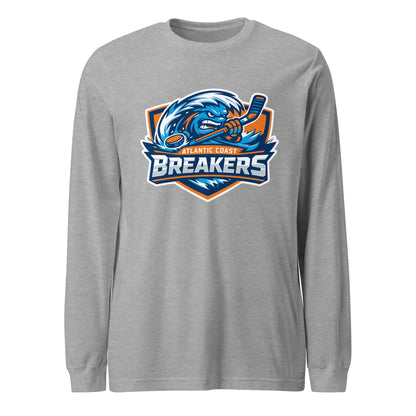 Performance | Long Sleeve Tee | Atlantic Coast Breakers Hockey | Mascot Shield Logo