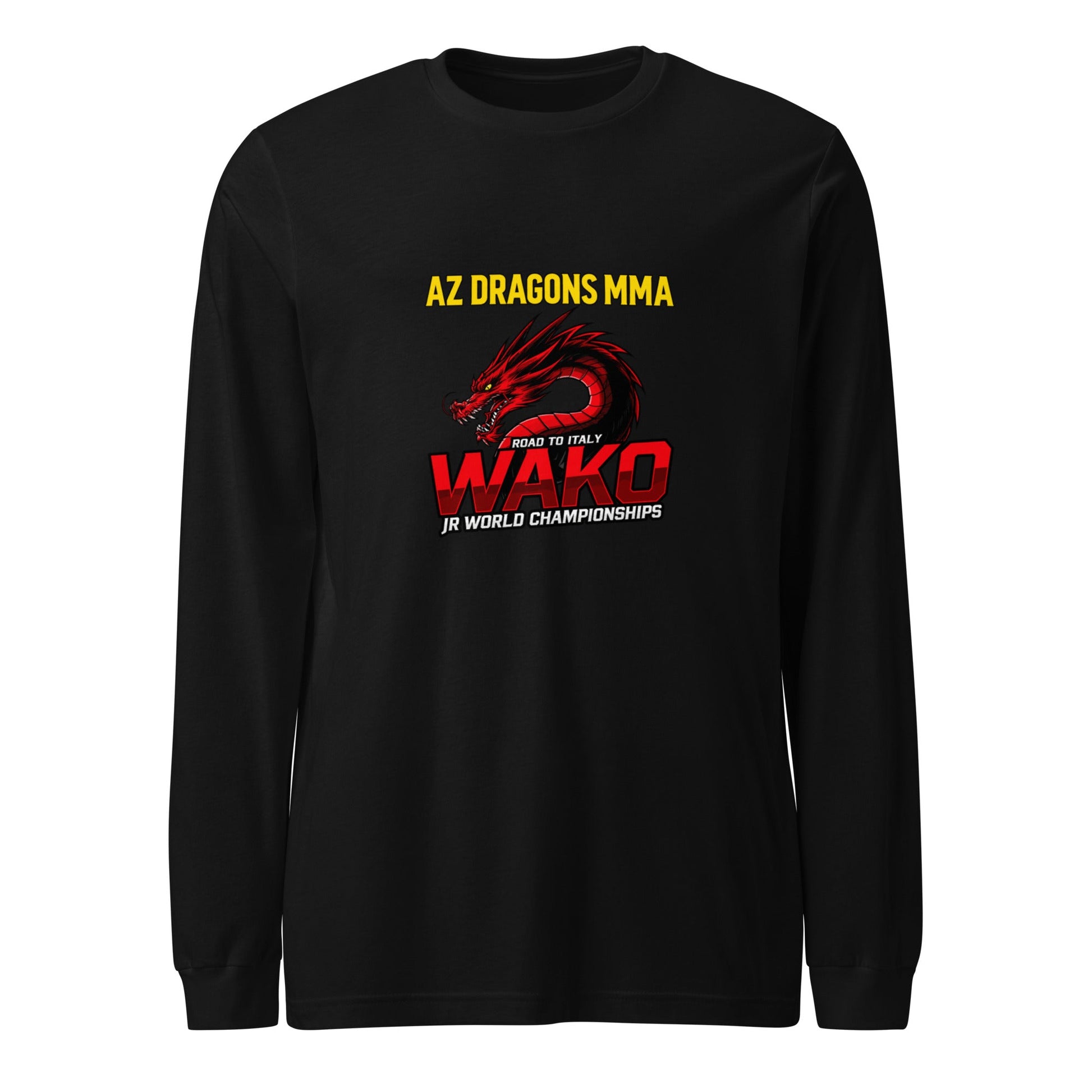 Performance | Long Sleeve Tee | AZ DRAGONS MMA | Vanguard Logo
