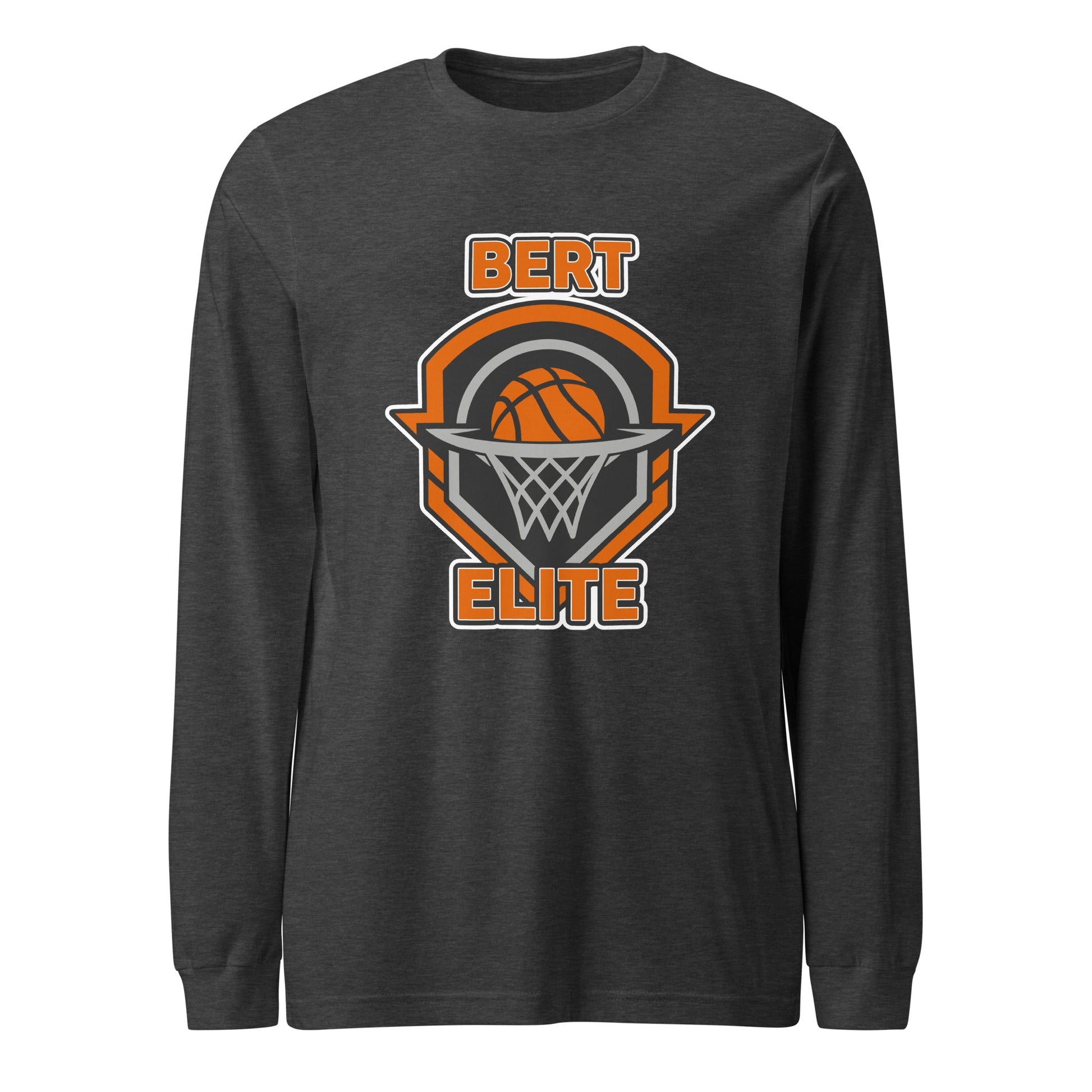 Performance | Long Sleeve Tee | Bert Elite AAU | Hoop Badge Logo